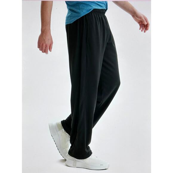 Hanes Sport Active Gear Joggers Mens Black L - Picture 4 of 16